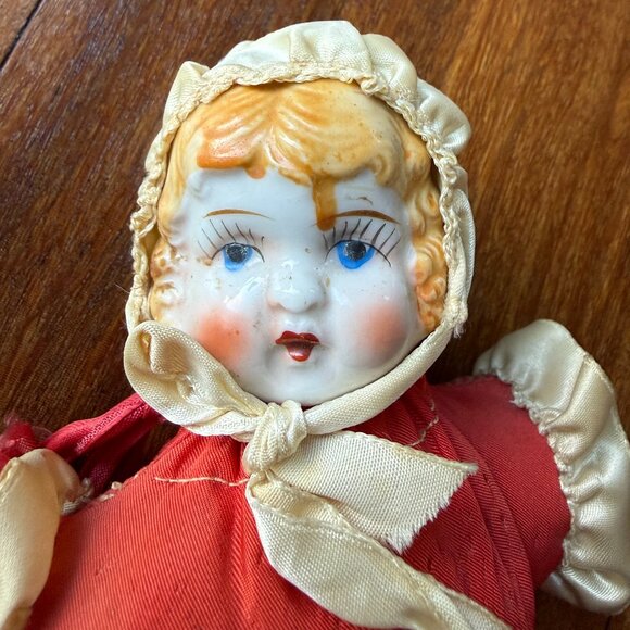 Vintage / Antique Pin Cushion Doll with China Head - Picture 8 of 8